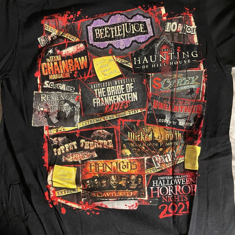 Halloween Horror Nights 2021 Shirt Size Medium
